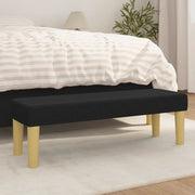 Panca-Sgabello Nera 100x30x30 cm in Tessuto 894354