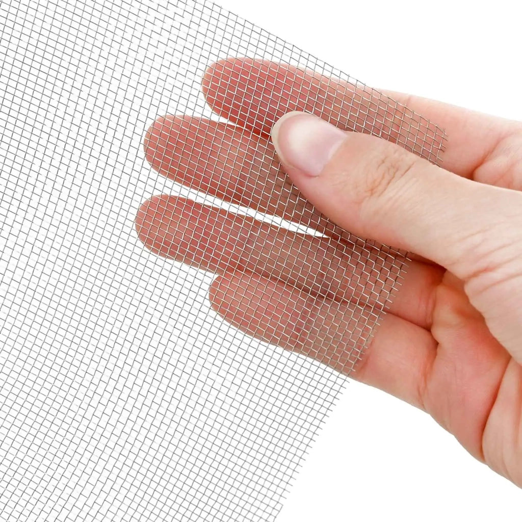 Rete per schermatura 120 x 1000 cm 18 Mesh Argento 42039624