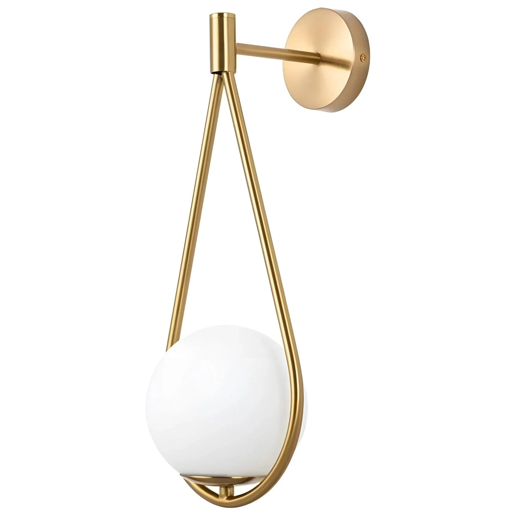 Lampada Da Parete G094-1w Gold White