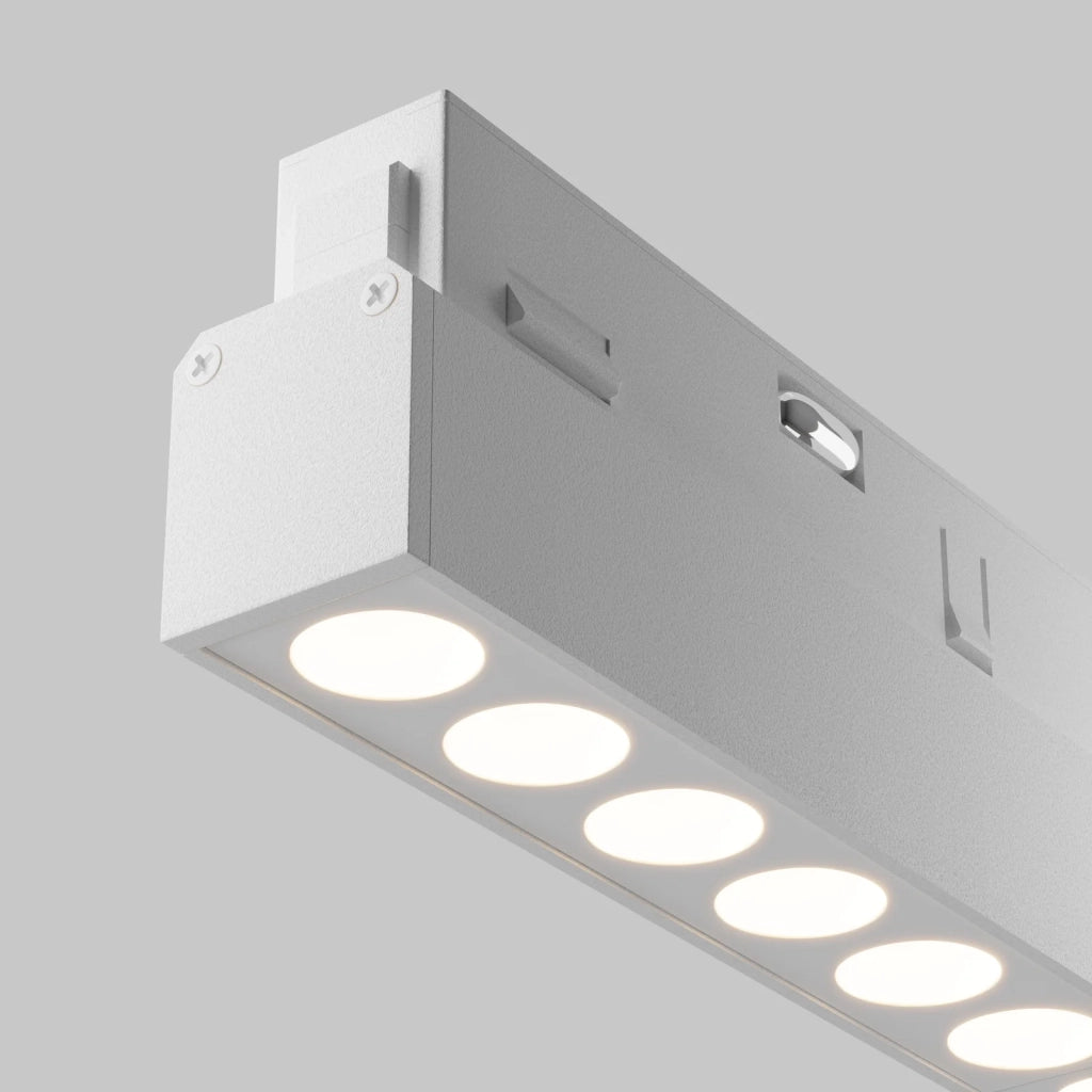 Maytoni Lampada da Binario Exility Points 1 luce LED integrato bianco alluminio