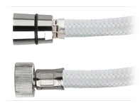 FLESSIBILE PER  DOCCIA IN  NYLON BIANCO- cm 200- Remer- pezzi 1