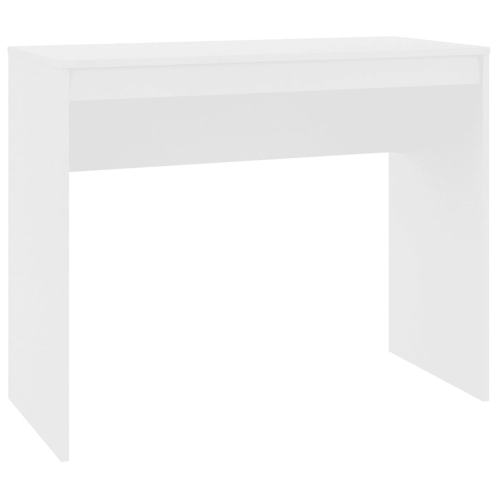 Scrivania Bianca 90x40x72 cm in Legno Multistrato 800378