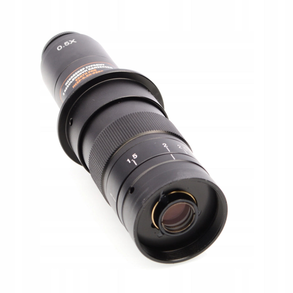 Mikroscopio Digitale Earth Pro MCEP-0.5X-PZRR con Braccio Regolabile e Illuminatore 56xLED | Zoom 7-45x, C-Mount