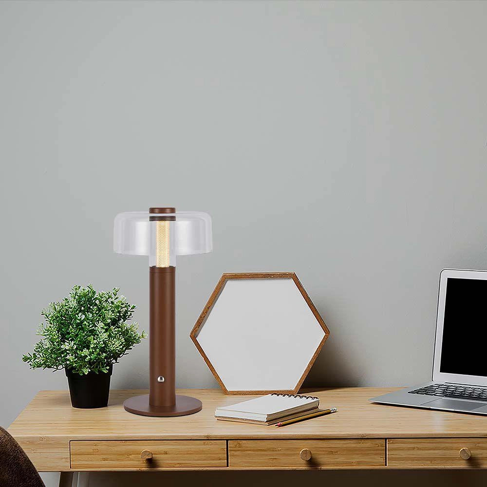 Lampada da tavolo LED 1W 100lm dimmer USB-C bronzo