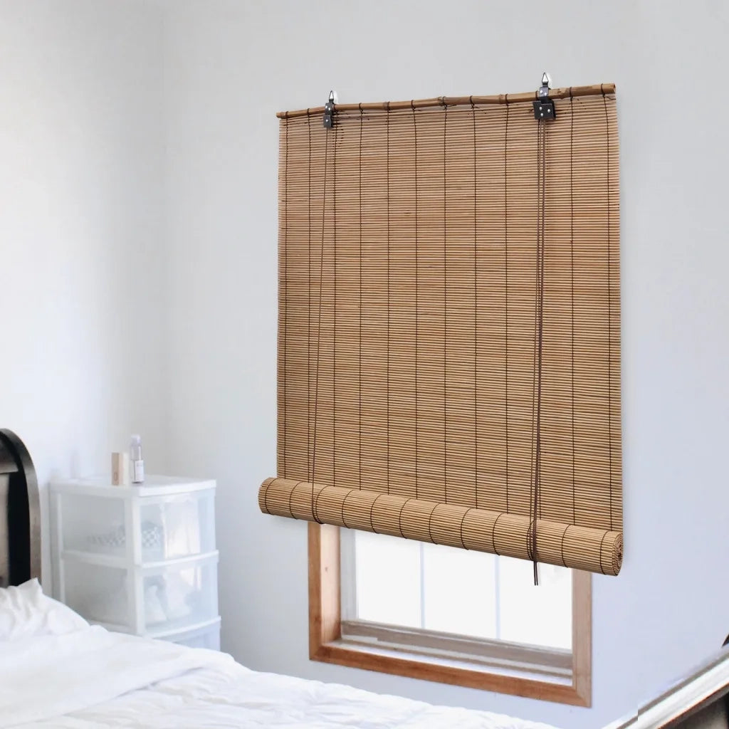 Tenda Avvolgibile in Bamb¨´ 100x220 cm Marrone