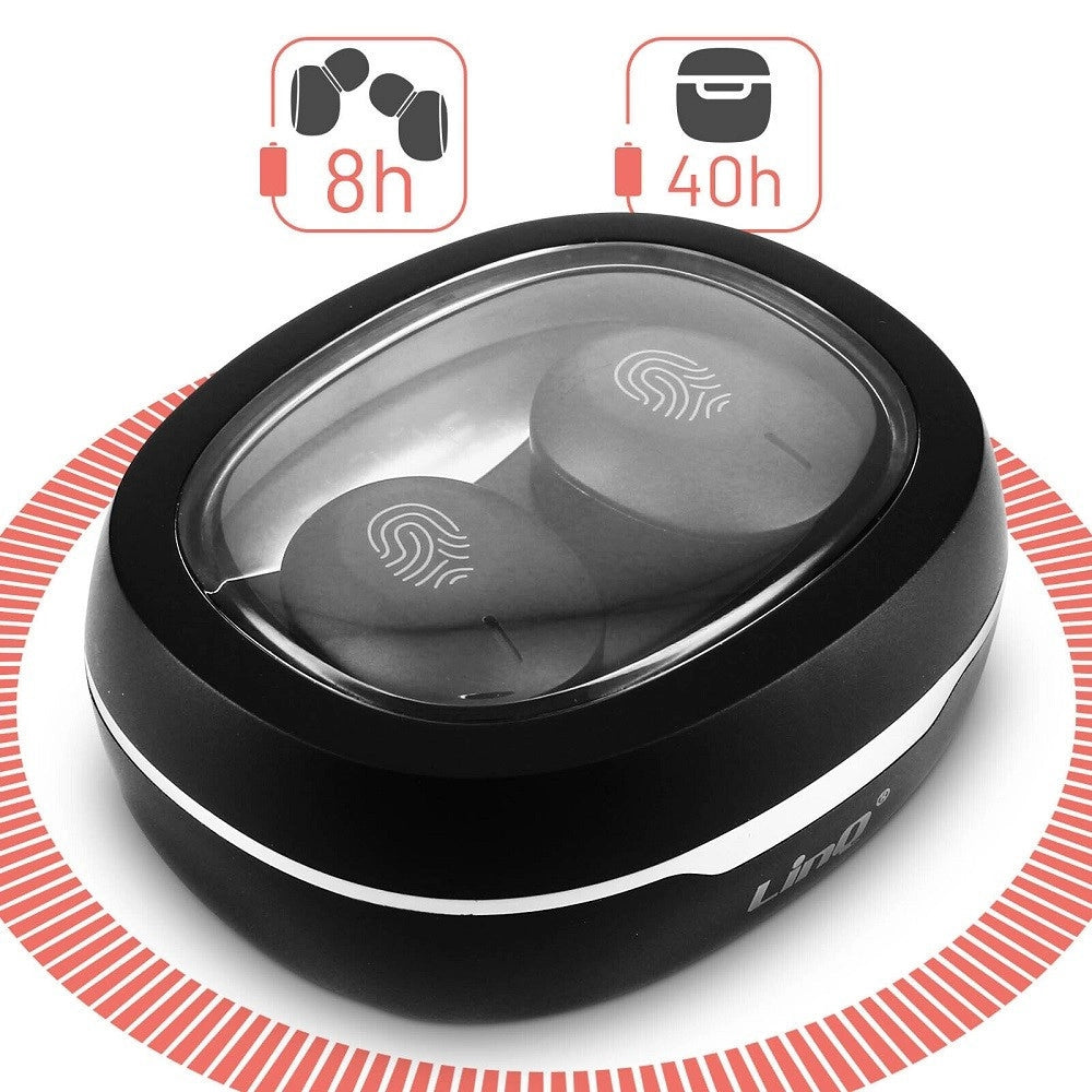 Trade Shop - Auricolari Cuffie Bluetooth Wireless Autonomia 8h Custodia Di Ricarica S68-pro -
