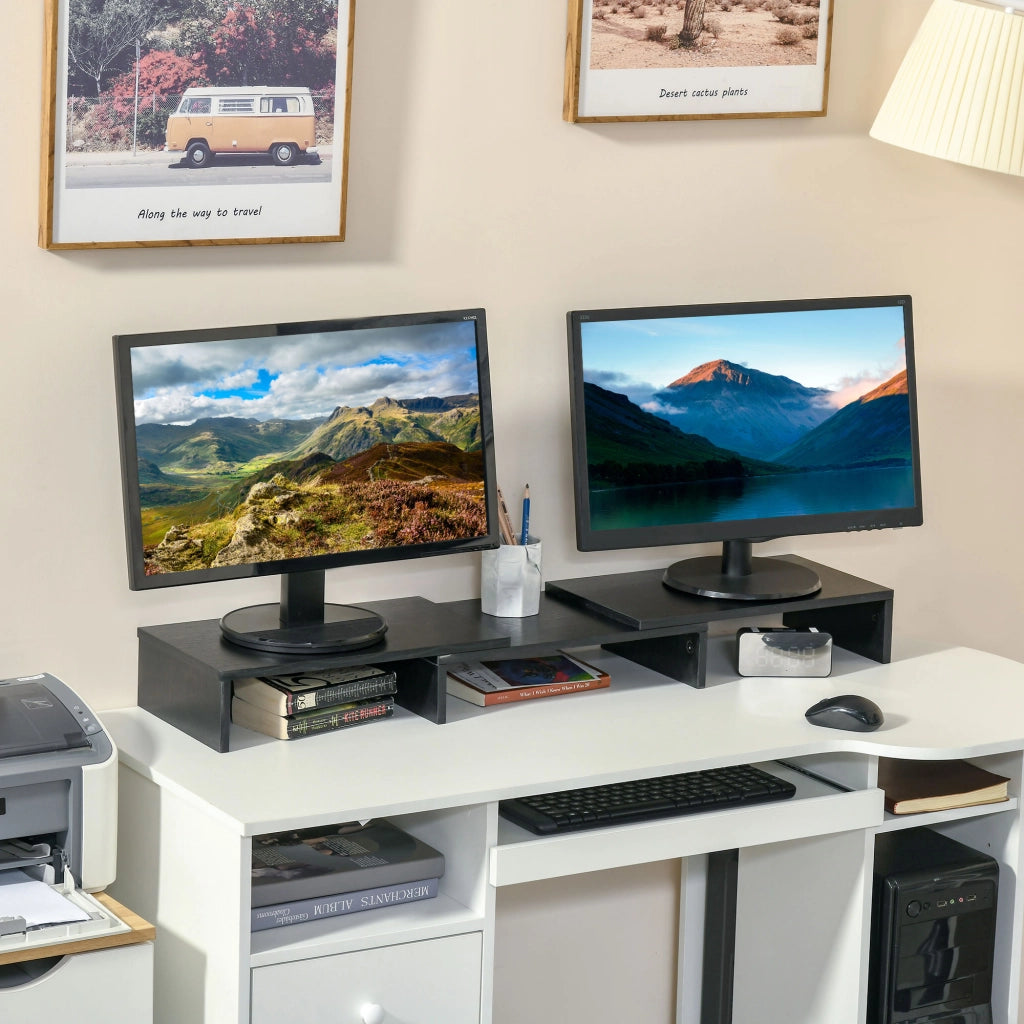 Supporto regolabile per monitor e PC ¨C Minimal ¨C 80-117 cm nero