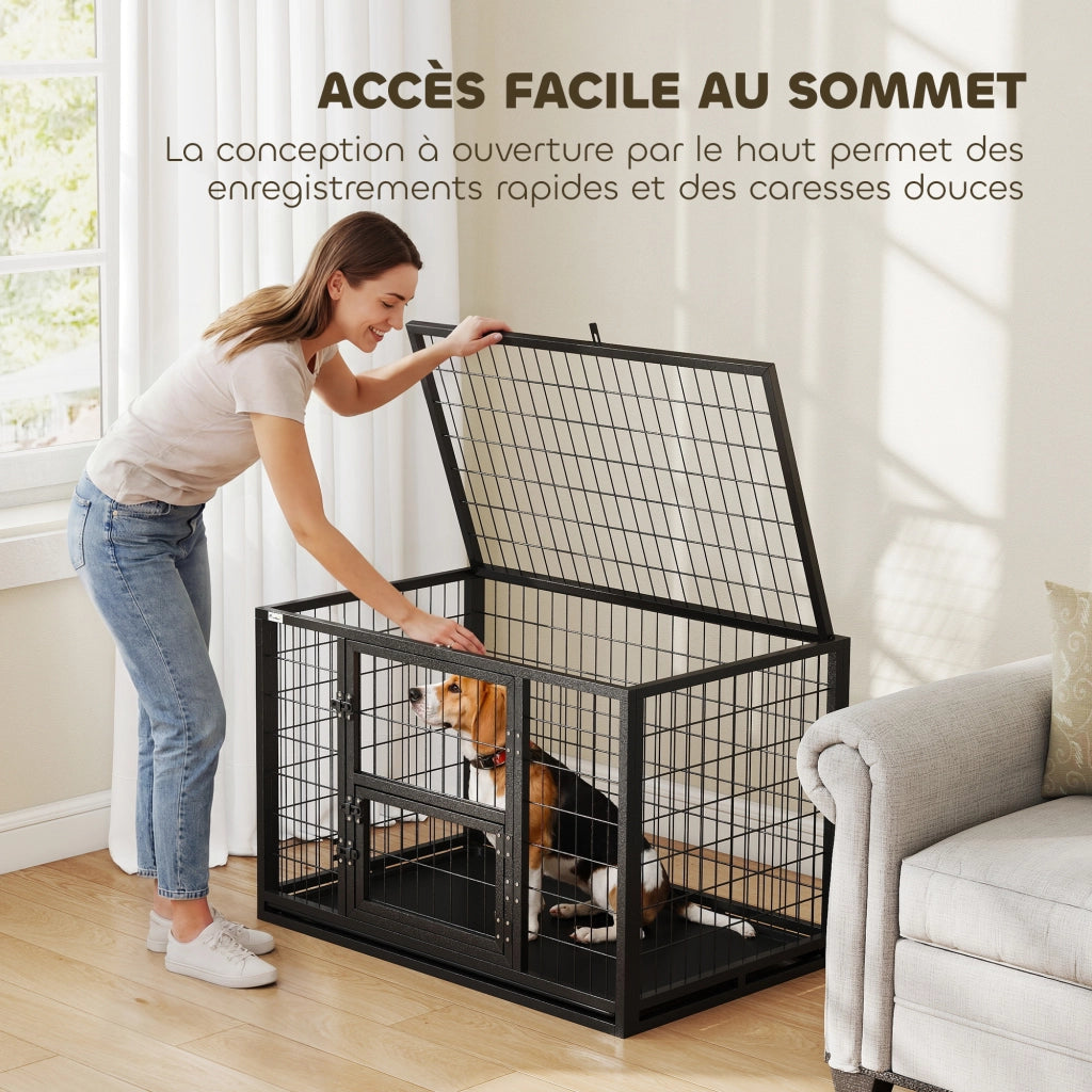Cuccia per Cani Interna ¨C Minimal ¨C Nero 94x60x64 cm