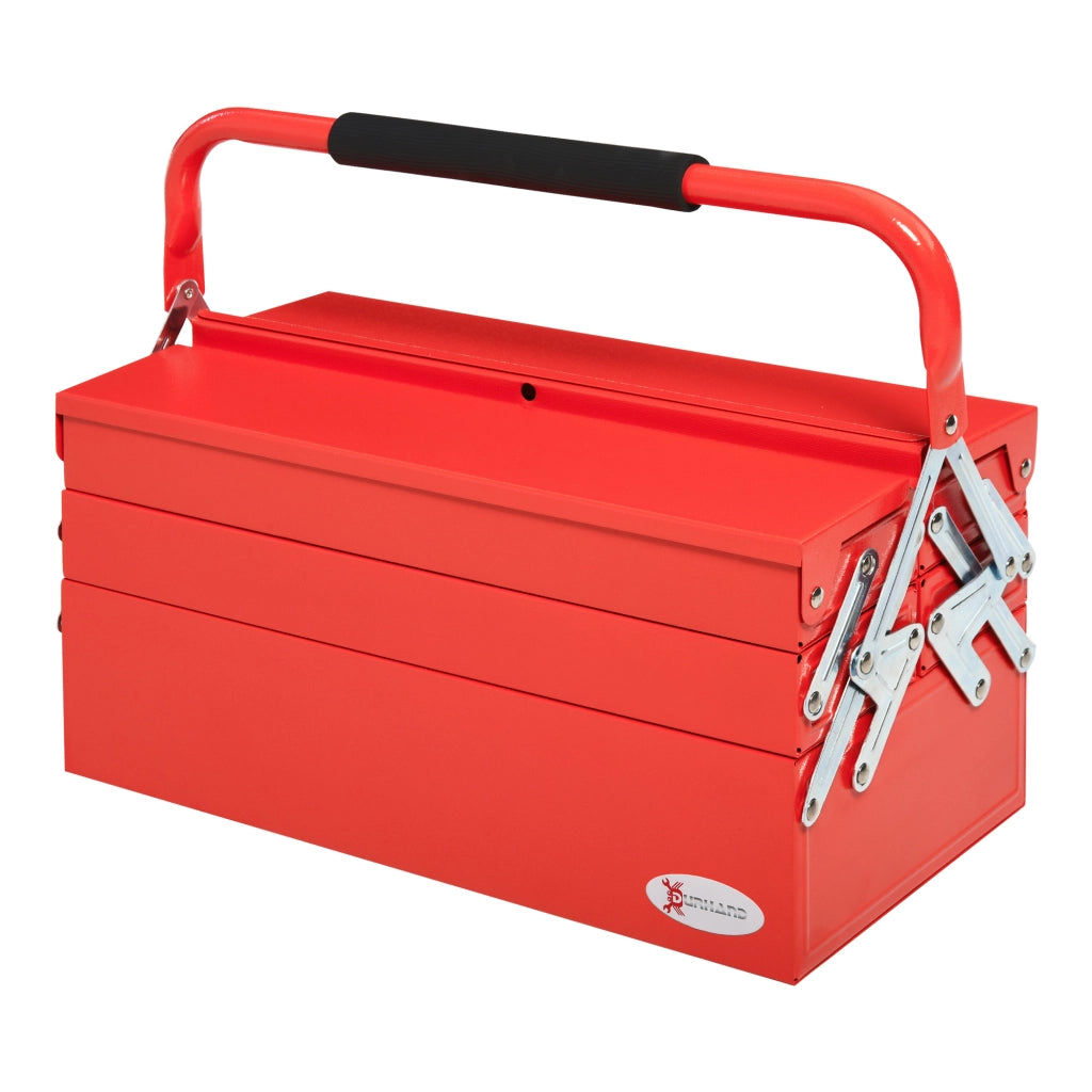 Cassa per Attrezzi ¨C Minimal ¨C Rosso, Metallo, 45x20x34.5 cm
