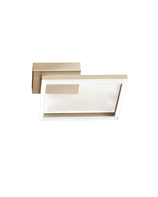 Plafoniera BARD a led moderna 22W Oro Opaco 3394-21-225 Fabas Luce