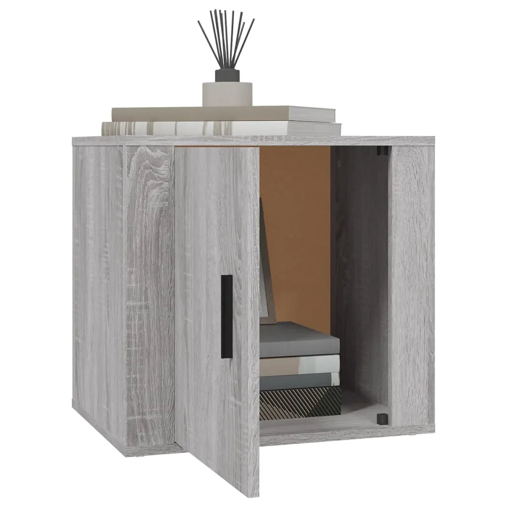 Comodino Grigio Sonoma 50x39x47 cm 816700