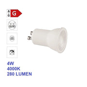 LAMPADA LED GU10 MINI 4W 4000K 300LM D.34MM