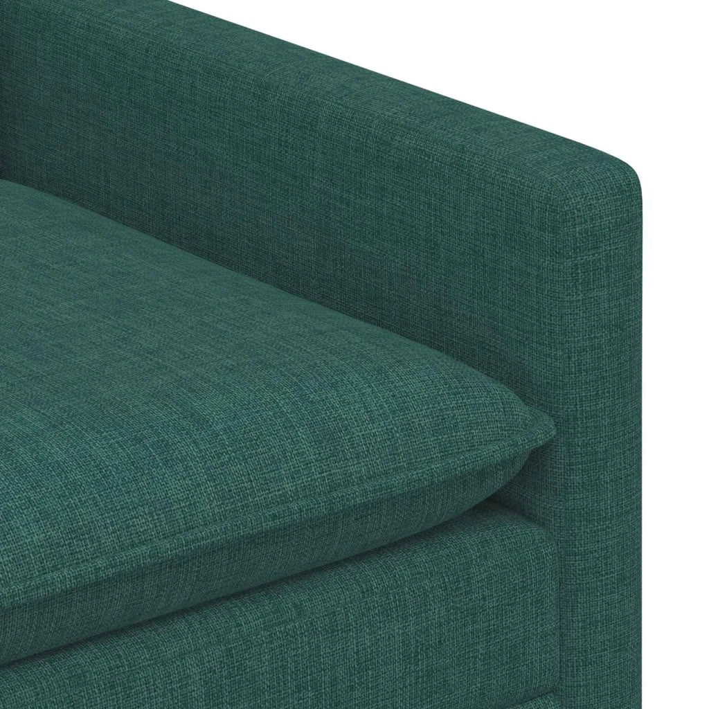 Set di divani 2 pz Verde Scuro Tessuto 3417063