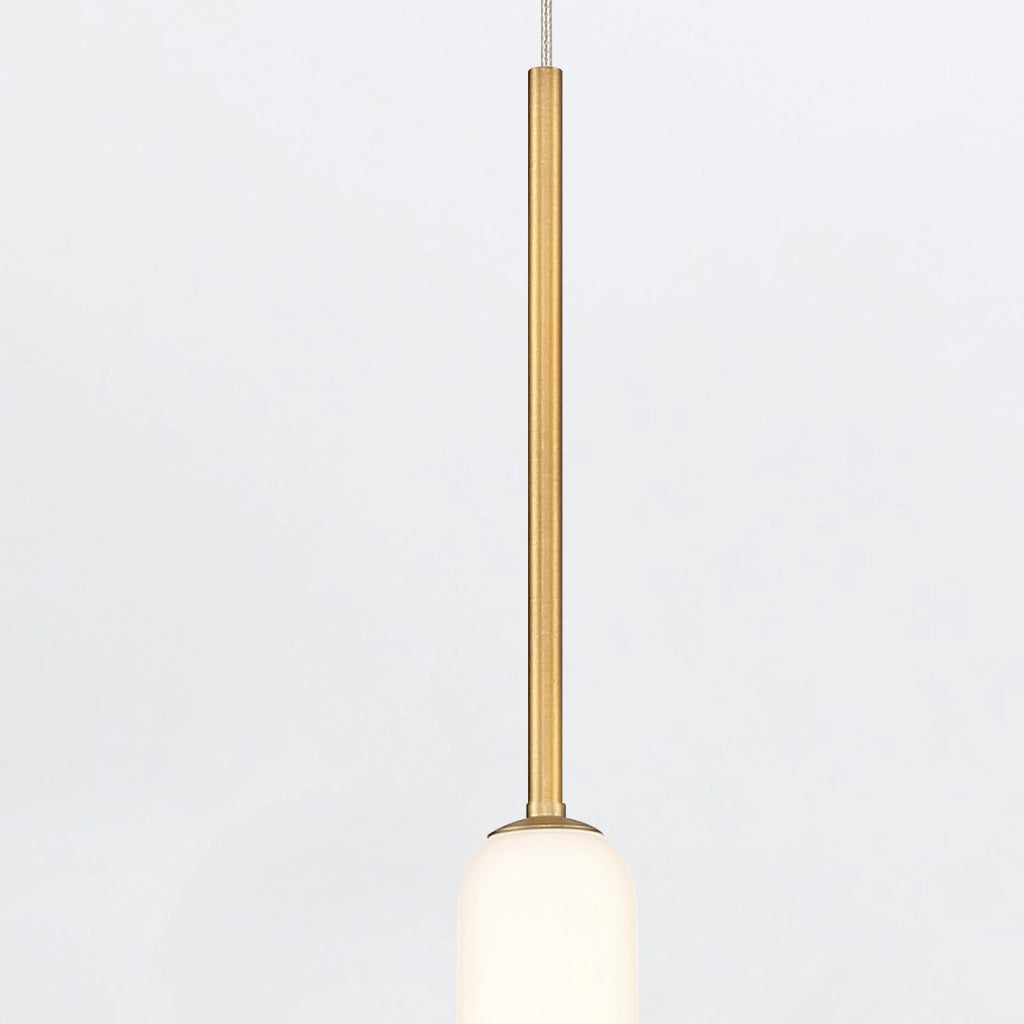 Lampada a sospensione LED 10W oro Cumberland Quintiesse