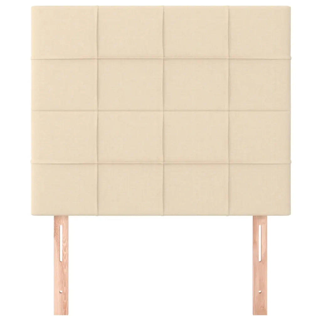 Testiera | Testata Crema 80x5x118/128 cm Tessuto