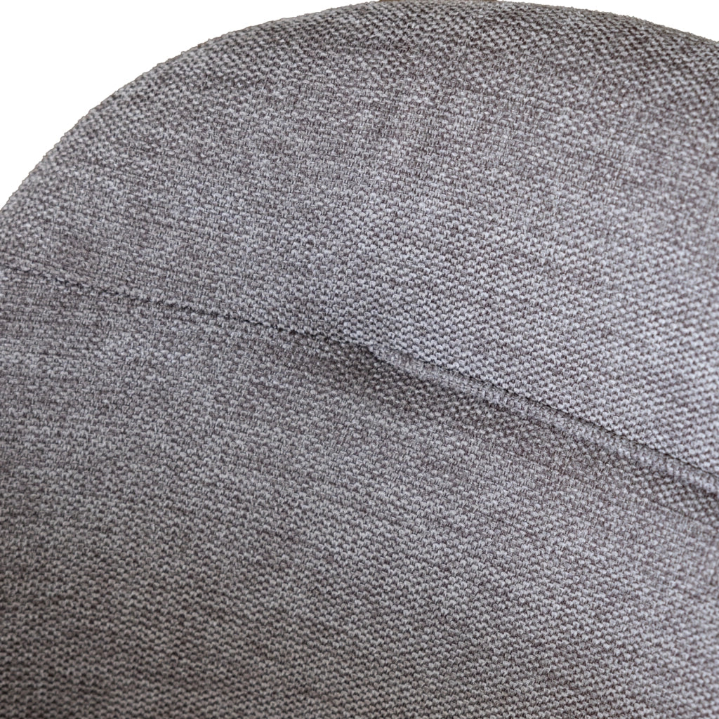 Set di 2 sedie in tessuto grigio SAFFI