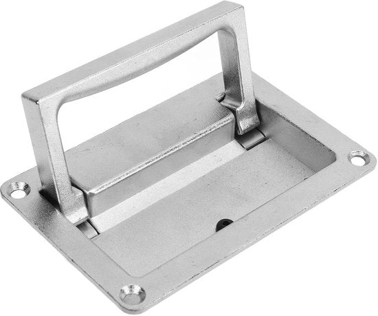 Anello a Zincatura Resistente con Maniglione Integrato - Adatto per RV/Trailer - Duraturo e Resistente al Tempo - Dimensioni: 52 x 93,5 mm - Deurring