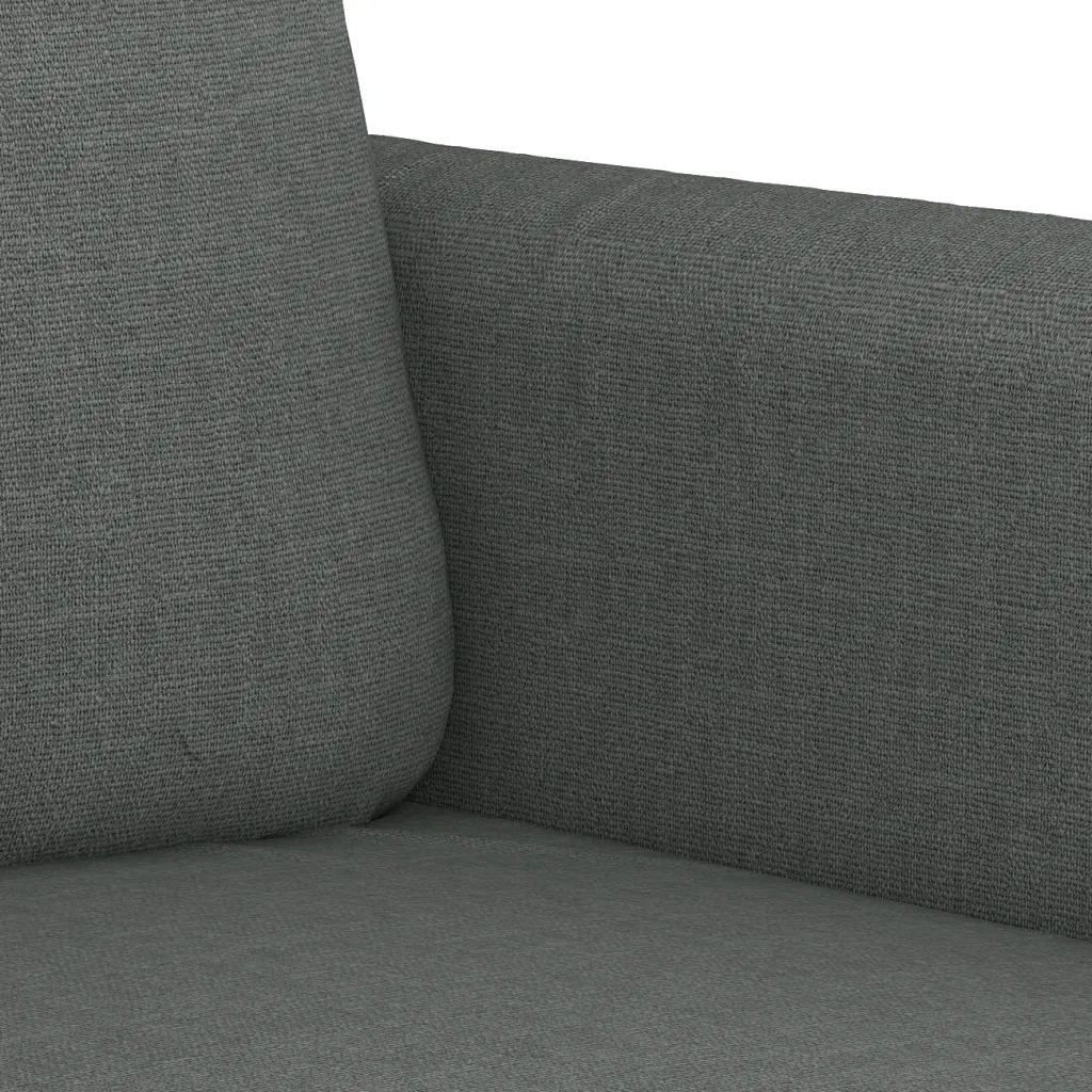Set di Divani 4 pz con Cuscini Grigio Scuro in Tessuto 3202063