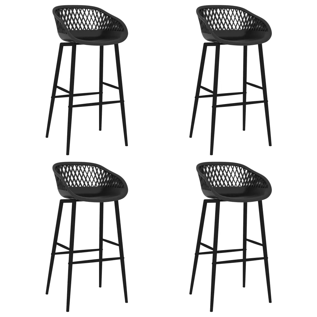 Set da Bar 5 pz Bianco e Nero 3057431