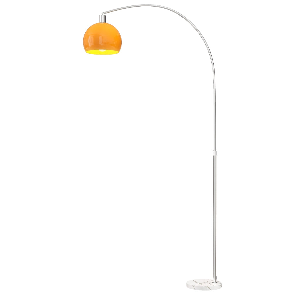 Lampada da terra ¨C Minimal ¨C arancione 26x90x180cm
