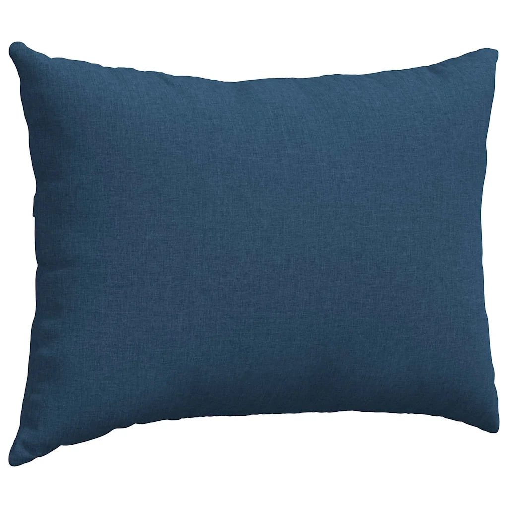Cuscini da Divano 2 pz-Set di 2 Cuscini per Sofa Blu 70 x 50 cm Tessuto