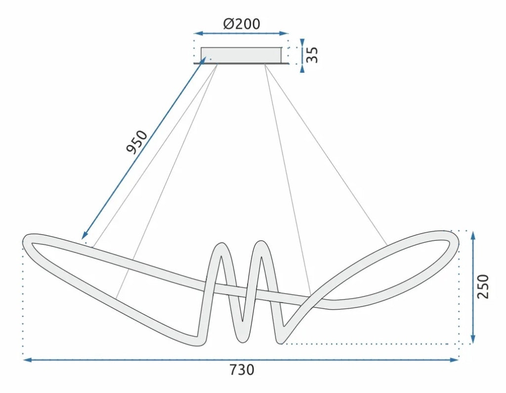 Lampada Led App824-cp Gold