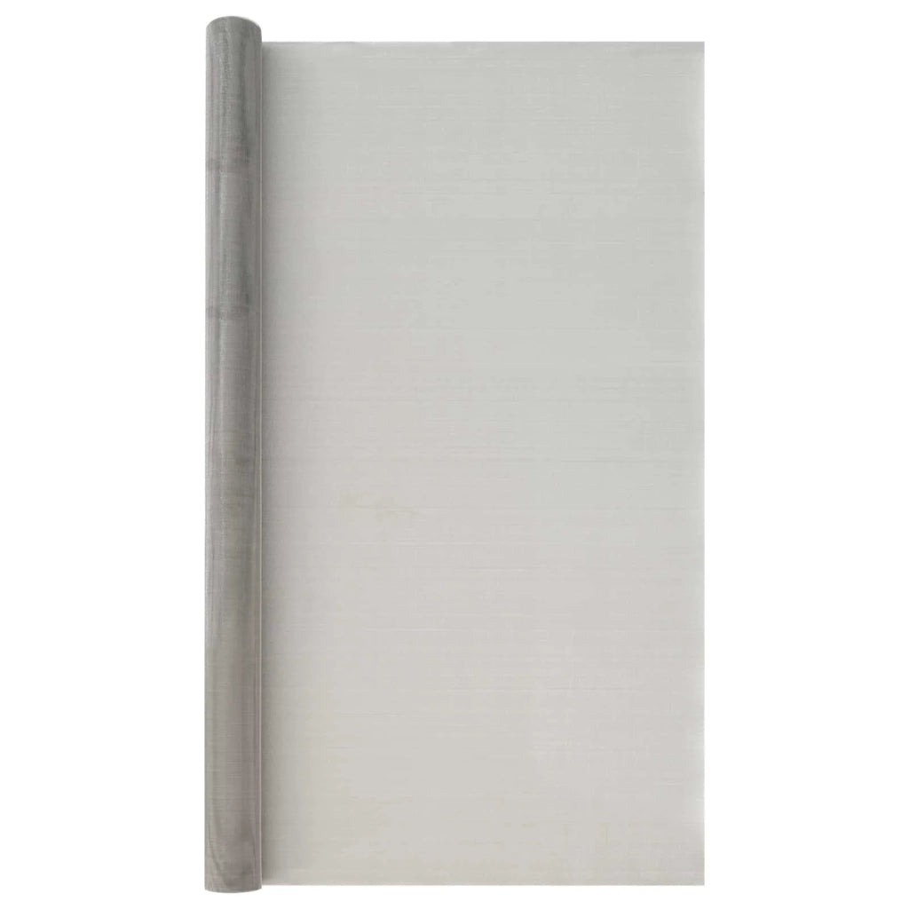 Rete per schermatura 120 x 1000 cm 30 Mesh Argento 42039561