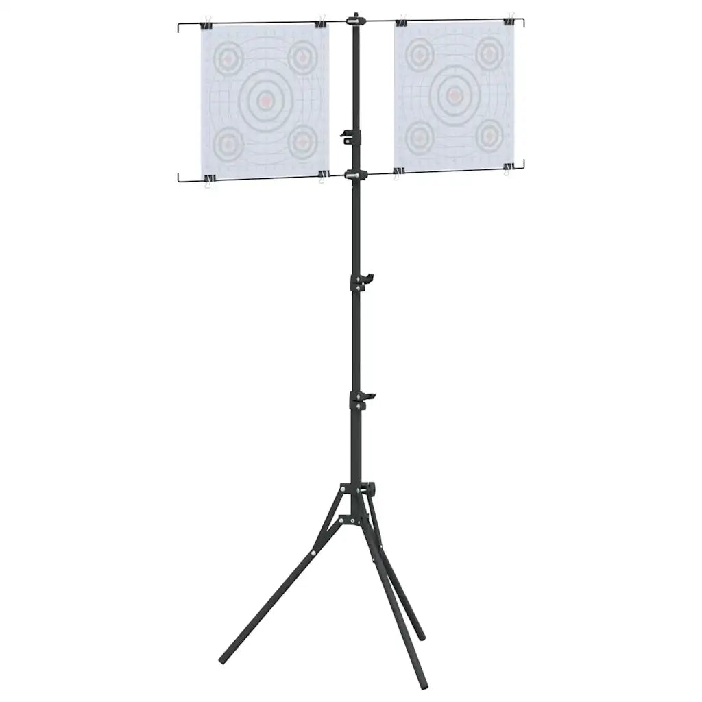 Supporto per bersaglio Nero e Bianco 82,5 x 51 x 150 cm Metallo 42013606