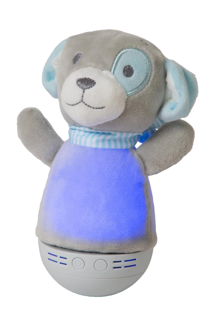 Lampada notturna bambini DOLLY cane grigio LED Lucide