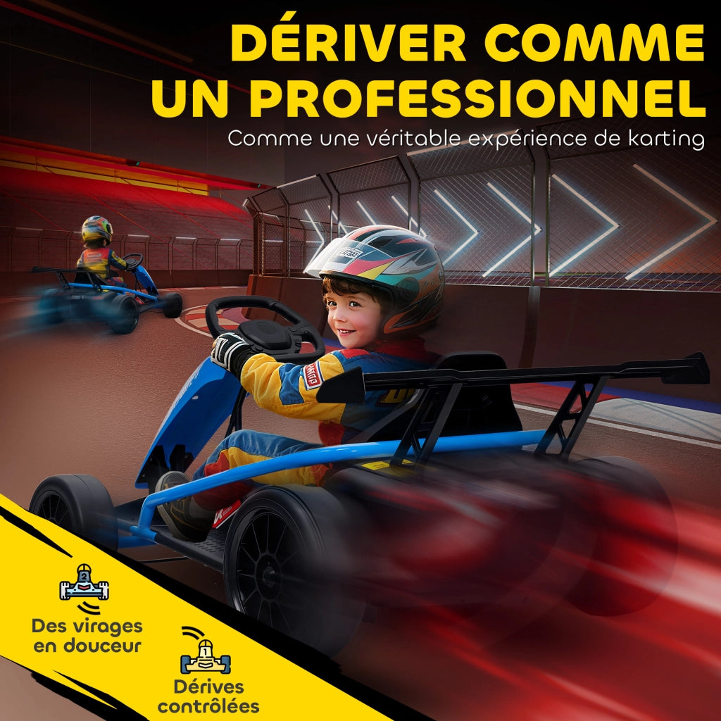 GoKart elettrico per bambini ¨C Minimal ¨C 119x77x54 blu