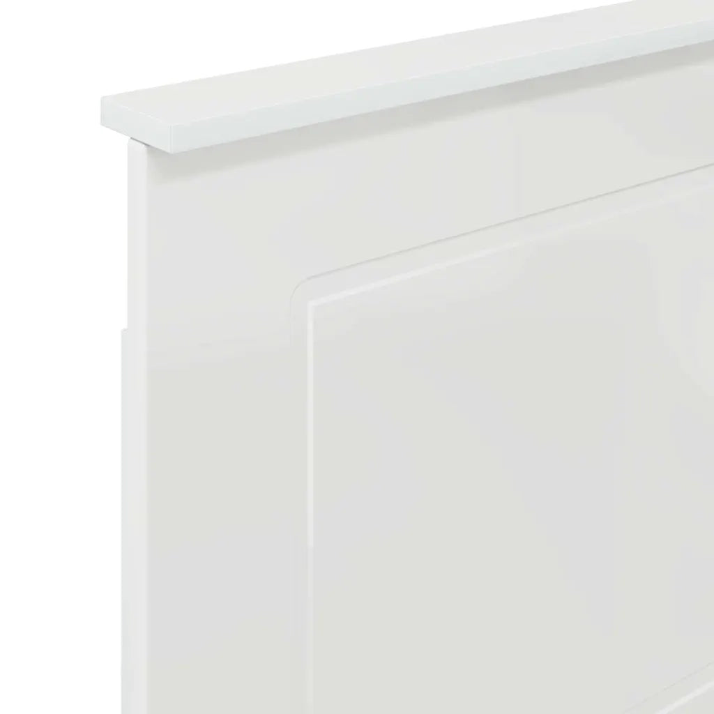 Testiera-Testata-Testiera Decorativa Bianco Lucido 90 cm Legno multistrato 692020
