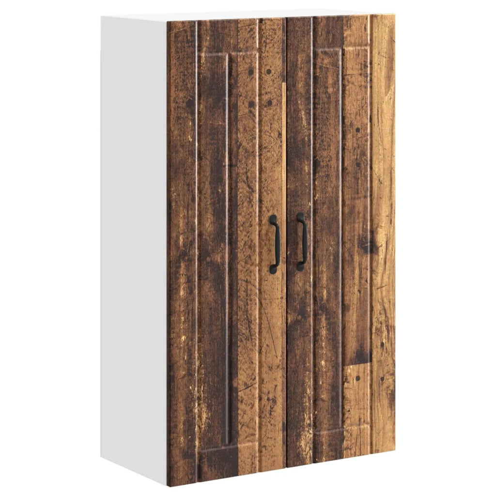 Pensile da cucina | Armadietto a muro LUCCA Legno antico 60 x 31 x 100 cm