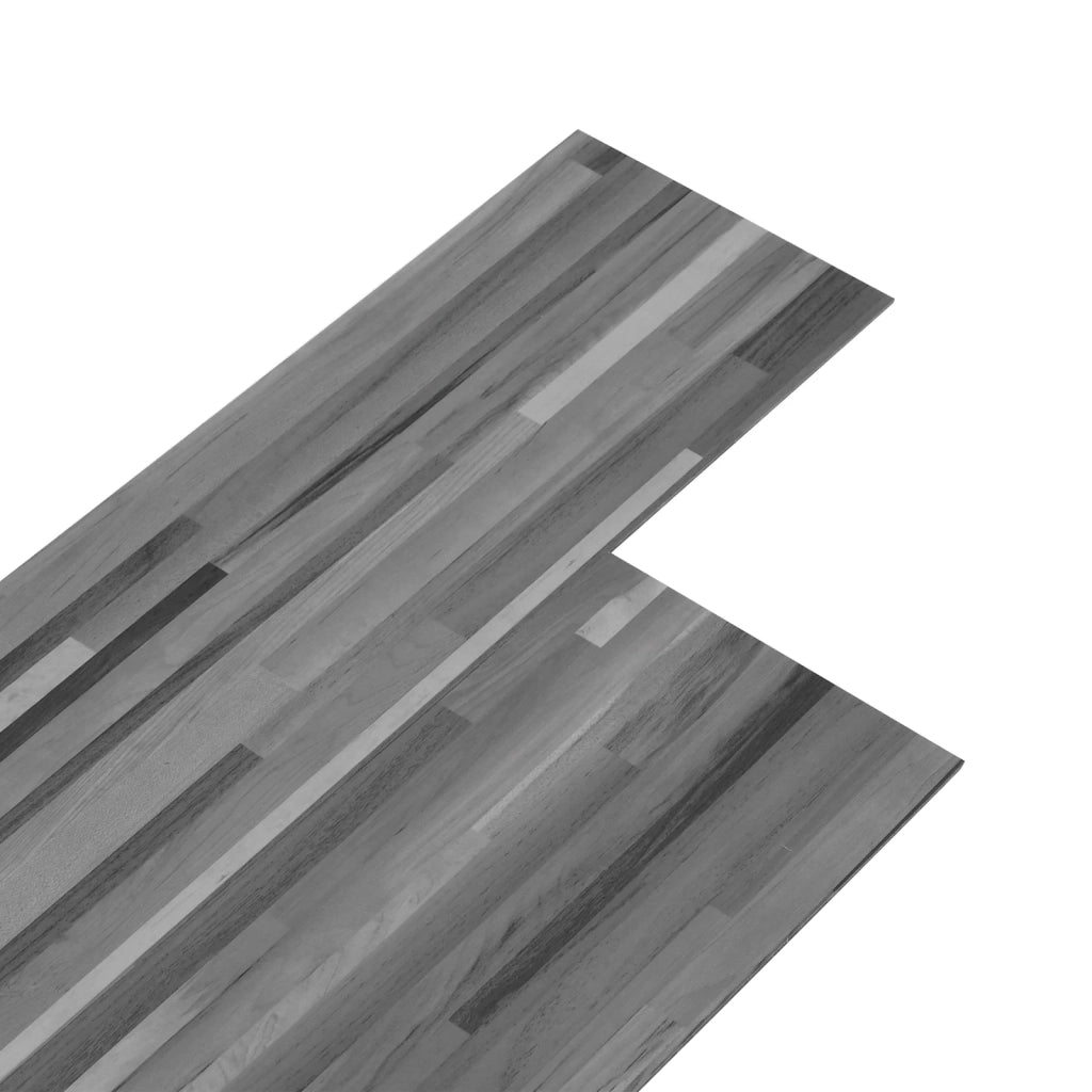 Listello per Pavimentazione Autoadesivo 32 pcs Grigio a righe 42046302