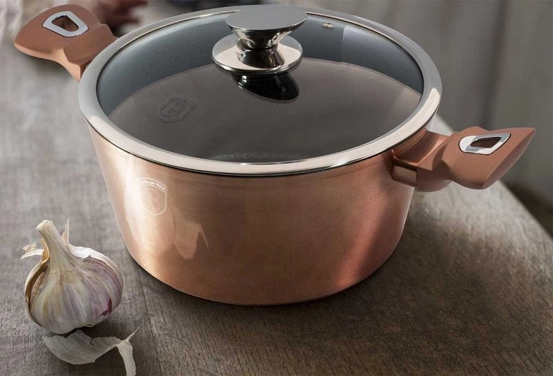 Berlinger Haus BH-6194 Pentola rivestita in granito oro rosa 30 cm