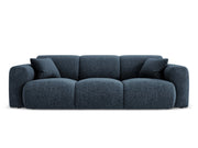 Cosmopolitan Design - Divano "Nolio" 3 posti in ciniglia blu reale 
