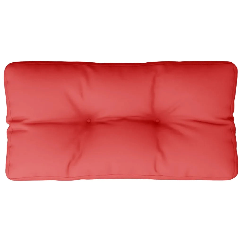 Cuscino per Pallet Rosso 80x40x12 cm in Tessuto 360607