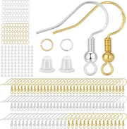 400 pezzi da realizzare con stopper e uncini - Argento/Oro
