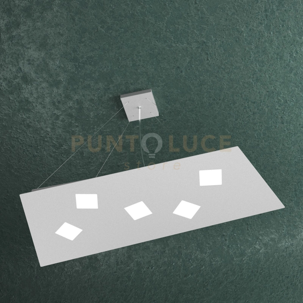 NOTE SOSPENSIONE 5+2 LUCI BIEMISSIONE LUCI GRIGIO 1140-S5+2-GR