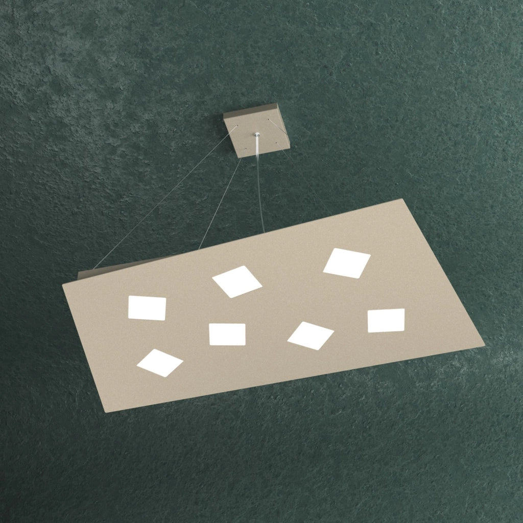 NOTE SOSPENSIONE 7 LUCI SABBIA 1140-S7-SA