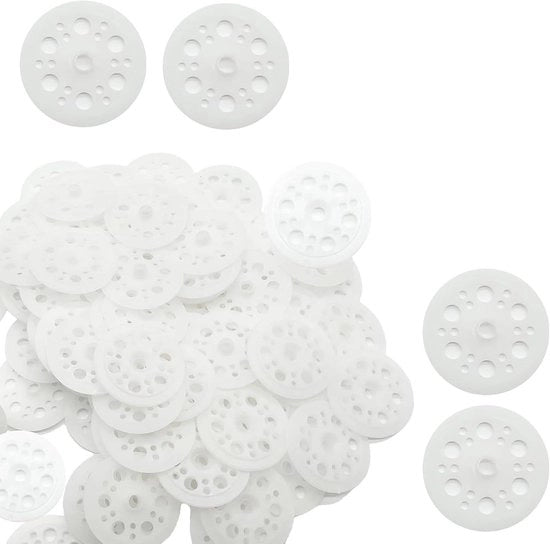 Dischi in plastica termoresistenti - 100 pezzi - 45 mm - materiale PP