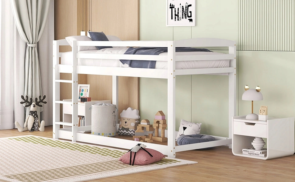 Letto a castello per bambini - Xylo - 90x200 - Bianco