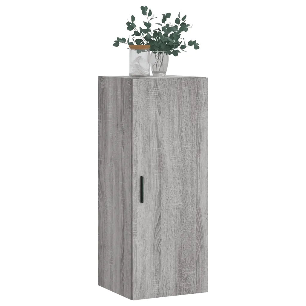 Mobile a Parete Grigio Sonoma 34,5x34x90 cm 828874