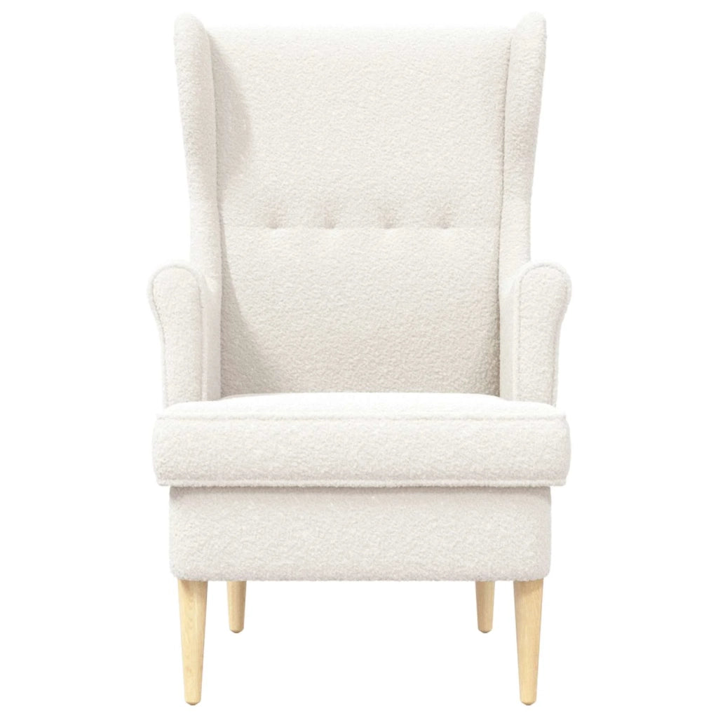 Poltrona | Sedia Relax Crema Boucl¨¦