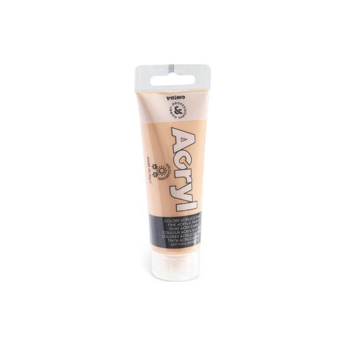 Primo 420TA75331 Hobby Professional Colore Acrilico Fine Opaco Coprente 75 ml colore Rosa Albicocca