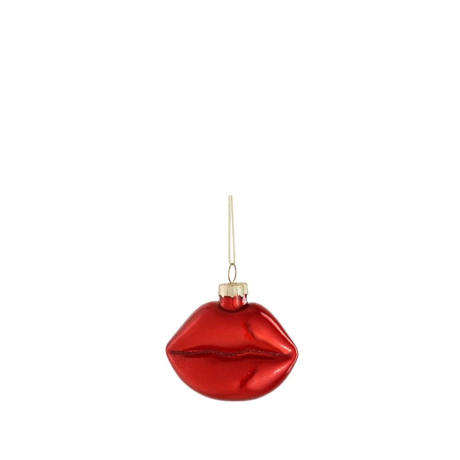 DECORAZIONE LABBRA ROSSE DA APPENDERE 11,5X5,5X8,5CM EDELMAN