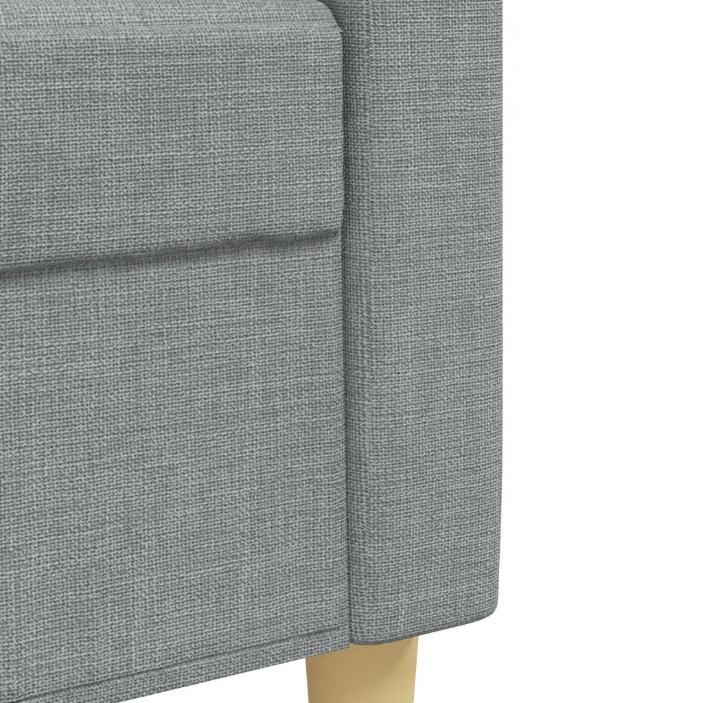 Set di Divani 2 pz Grigio Chiaro in Tessuto 3278319