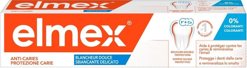 ELMEX DENTIFRICIO ANTICARIE SBIANCANTE DELICATO DA 75 ML