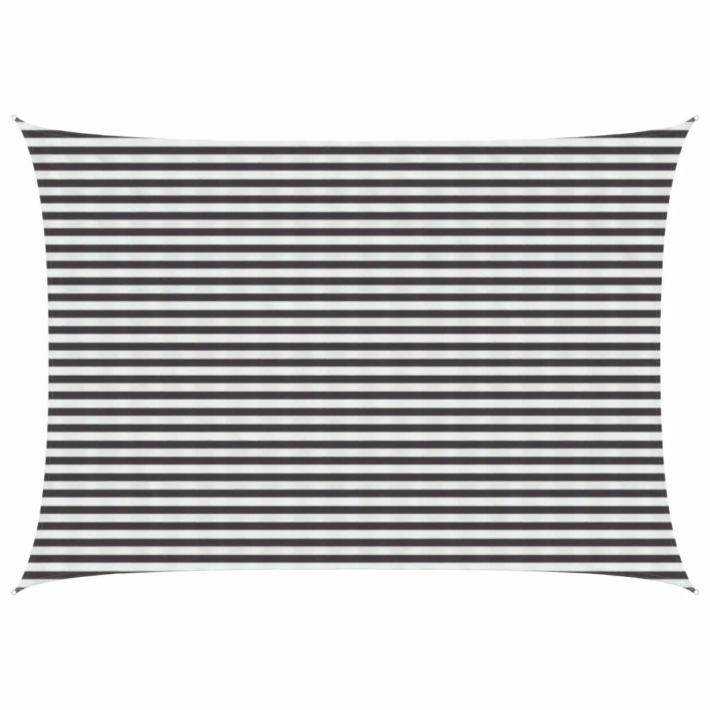 Telo Ombra Antracite e Bianco 3,5 x 5 m HDPE 42032775
