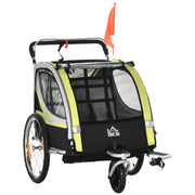 Carrello Bicicletta per 2 Bambini ¨C Minimal ¨C Giallo