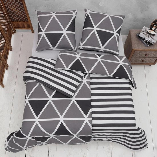 Set di Cuscini da Letto Stile 135 x 200 cm - 4 Pezzi - Certificato Oeko-Tex